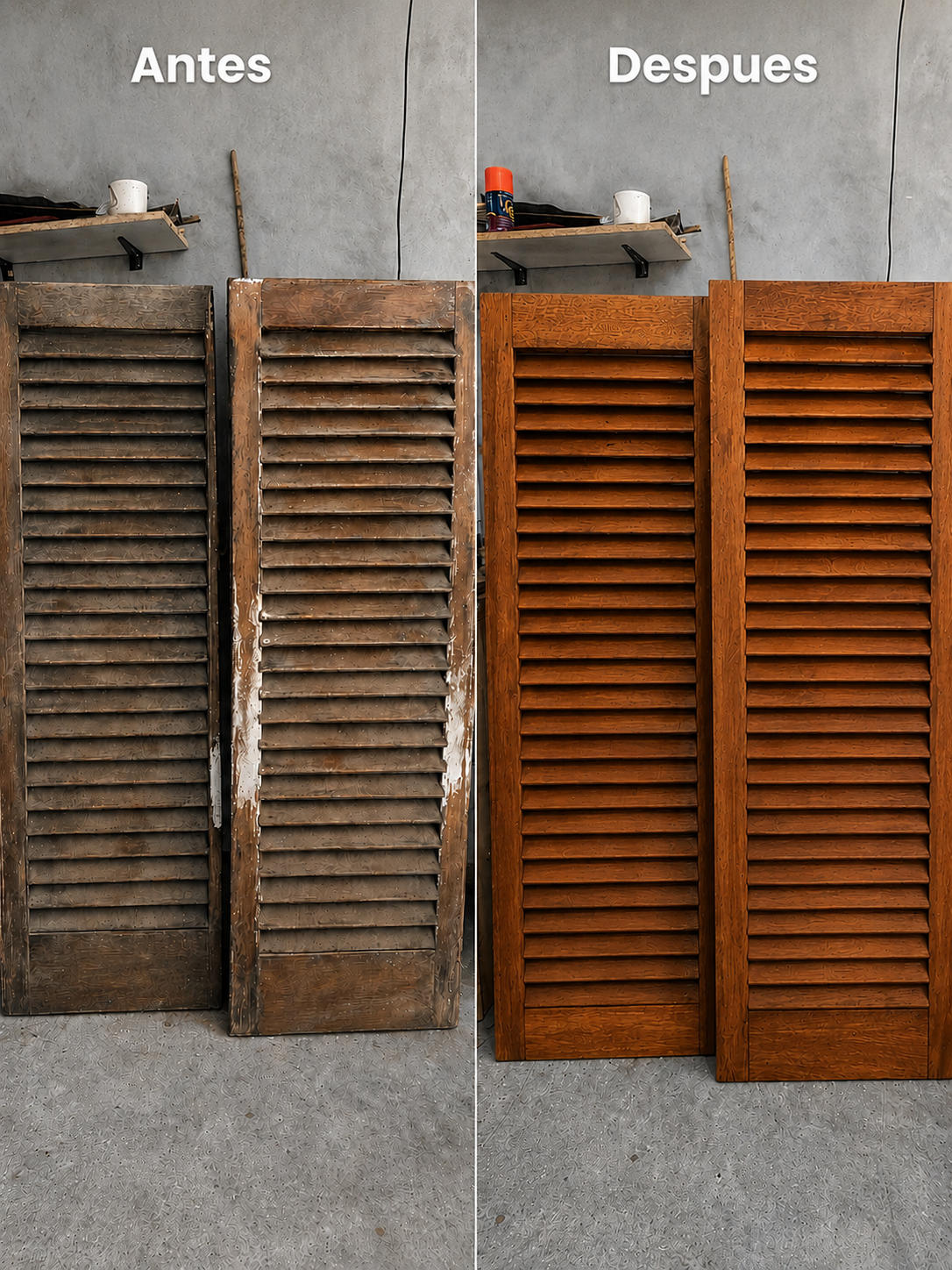 Cortinas de aluminio instaladas en local comercial