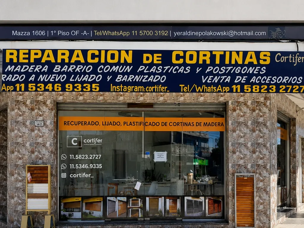 Fachada del local de Cortifer en Morón